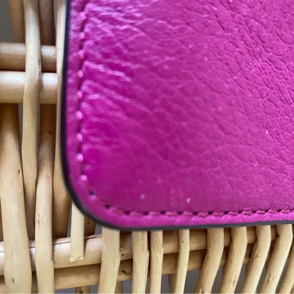 Coach Purple Fuchsia Clutch Wristlet - Picture 6 of 8